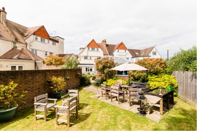 Private Garden Seating Area